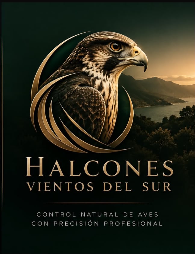 Halcones Vientos del Sur. Control natural de aves con precisión profesional.